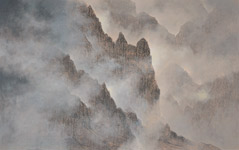 nuvole di pace&nbsp;&nbsp; Acryllasuren auf Leinwand &nbsp;&nbsp;2022&nbsp;&nbsp; 120 cm x 190 cm