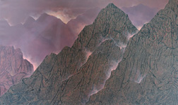 rossastro&nbsp;&nbsp; Acryllasuren auf Leinwand &nbsp;&nbsp;2024&nbsp;&nbsp; 90 cm x 150 cm