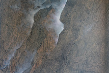 fels&nbsp;&nbsp; Acryllasuren auf Leinwand &nbsp;&nbsp;2024&nbsp;&nbsp; 110 cm x 160 cm