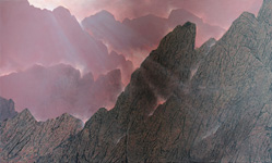 rossastro&nbsp;&nbsp; Acryllasuren auf Leinwand &nbsp;&nbsp;2024&nbsp;&nbsp; 90 cm x 150 cm