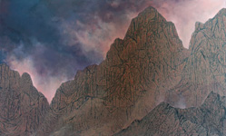 rossastro&nbsp;&nbsp; Acryllasuren auf Leinwand &nbsp;&nbsp;2024&nbsp;&nbsp; 90 cm x 150 cm