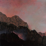 rossastro&nbsp;&nbsp; Acryllasuren auf Leinwand &nbsp;&nbsp;2024&nbsp;&nbsp; 30 cm x 30 cm