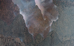 fels&nbsp;&nbsp; Acryllasuren auf Leinwand &nbsp;&nbsp;2024&nbsp;&nbsp; 120 cm x 190 cm