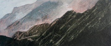 la sera &nbsp;&nbsp; 2025&nbsp;&nbsp; Tusche &nbsp;&nbsp;&nbsp;&nbsp; 13,5 cm x 29,5 cm