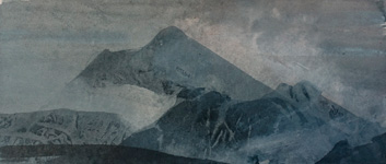 la sera &nbsp;&nbsp; 2025&nbsp;&nbsp; Tusche &nbsp;&nbsp;&nbsp;&nbsp; 13,5 cm x 29,5 cm