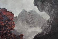 fels&nbsp;&nbsp; 2025&nbsp;&nbsp; Tusche &nbsp;&nbsp;&nbsp;&nbsp; 21 cm x 29,5 cm