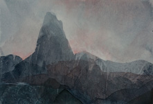 la sera &nbsp;&nbsp; 2025&nbsp;&nbsp; Tusche &nbsp;&nbsp;&nbsp;&nbsp; 21 cm x 29,5 cm