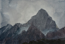 la sera &nbsp;&nbsp; 2025&nbsp;&nbsp; Tusche &nbsp;&nbsp;&nbsp;&nbsp; 21 cm x 29,5 cm