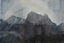 la sera &nbsp;&nbsp; 2025&nbsp;&nbsp; Tusche &nbsp;&nbsp;&nbsp;&nbsp; 21 cm x 29,5 cm