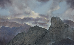 lontano&nbsp;&nbsp;Acryllasuren auf Leinwand &nbsp;&nbsp;2023&nbsp;&nbsp; 120 cm x 170 cm