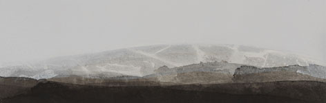 Tusche/Tinte auf Papier &nbsp;&nbsp;2006/2009 &nbsp;&nbsp; 10,5cm x 29,5cm