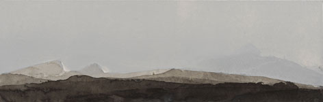 Tusche/Tinte auf Papier &nbsp;&nbsp;2006/2009 &nbsp;&nbsp; 10,5cm x 29,5cm