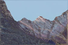 Acryllasuren auf Leinwand &nbsp;&nbsp;2010/2015&nbsp;&nbsp; 20cm x 30cm