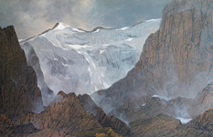 kristallsilberfelsenbleich &nbsp;&nbsp;Acryllasuren auf Leinwand &nbsp;&nbsp;2024&nbsp;&nbsp; 110 cm x 170 cm