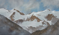 kristallsilberfelsenbleich &nbsp;&nbsp;Acryllasuren auf Leinwand &nbsp;&nbsp;2023&nbsp;&nbsp; 120 cm x 200 cm