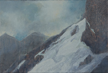 kristallsilberfelsenbleich &nbsp;&nbsp;Acryllasuren auf Leinwand &nbsp;&nbsp;2023&nbsp;&nbsp; 20 cm x 30 cm