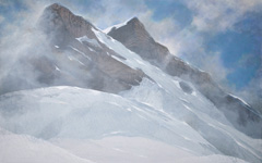 kristallsilberfelsenbleich &nbsp;&nbsp;Acryllasuren auf Leinwand &nbsp;&nbsp;2024&nbsp;&nbsp; 120 cm x 190 cm