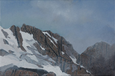 kristallsilberfelsenbleich &nbsp;&nbsp;Acryllasuren auf Leinwand &nbsp;&nbsp;2023&nbsp;&nbsp; 20 cm x 30 cm