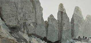 Tusche auf Papier &nbsp;&nbsp;2019&nbsp;&nbsp; 13,5cm x 29,5cm 